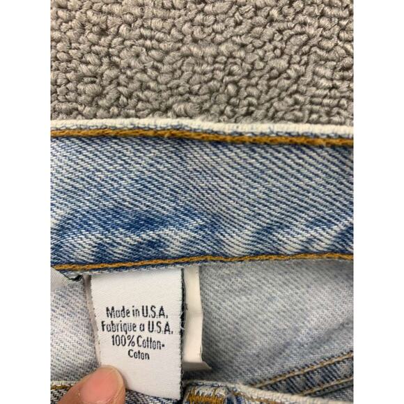 Vintage Calvin Klein Jeans Women 10 Blue Denim Super Slim Enzyme Wash USA Made - Picture 13 of 13